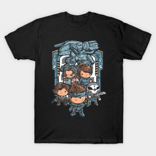 Metal Cute Solid T-Shirt